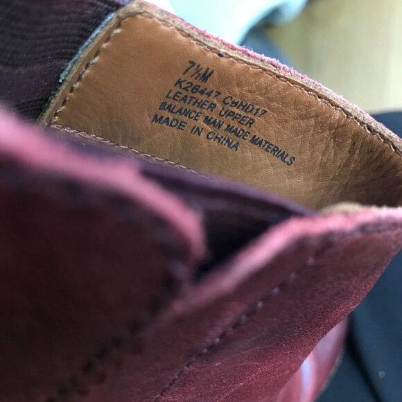 Kork Ease Burgundy Mindo Chelsea Ankle Boot Size 7.5 - Picture 11 of 11